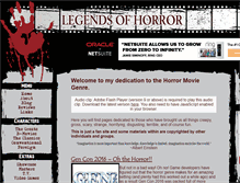 Tablet Screenshot of legendsofhorror.org